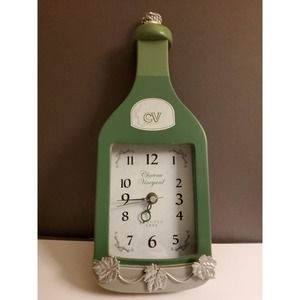 CV Chateau Vineyard wine battle wall clock
